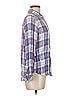 Rails 100% Rayon Plaid Blue Long Sleeve Button-Down Shirt Size M - photo 4