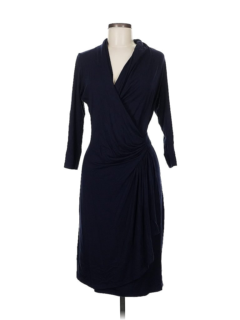 Pre-owned Karen Kane Cocktail Dress In Blue