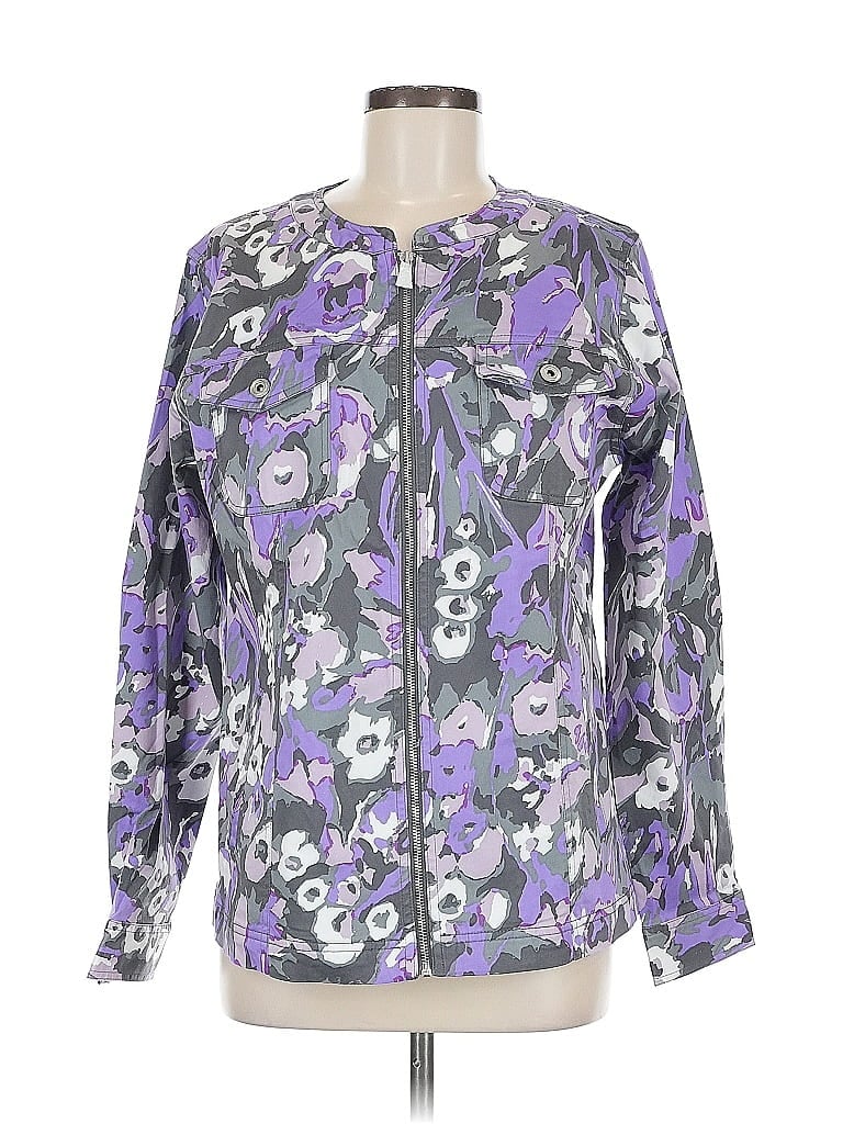 Pre-owned D&co. Jacket In Purple