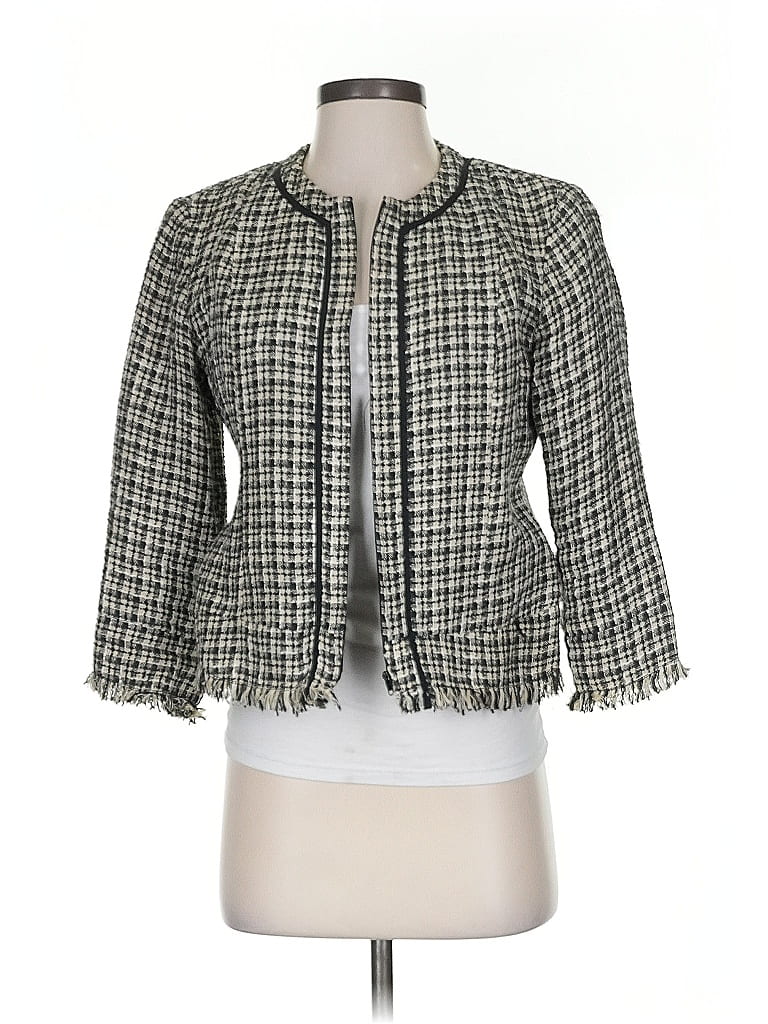 Pre-owned Bcbgmaxazria Jacket In Gray