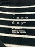A New Day Stripes Black Casual Dress Size XS - photo 7
