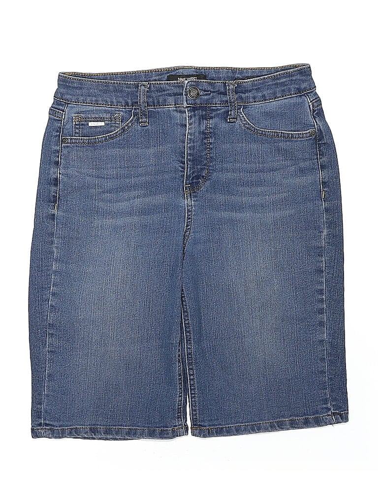 Pre-owned Nine West Denim Shorts In Blue