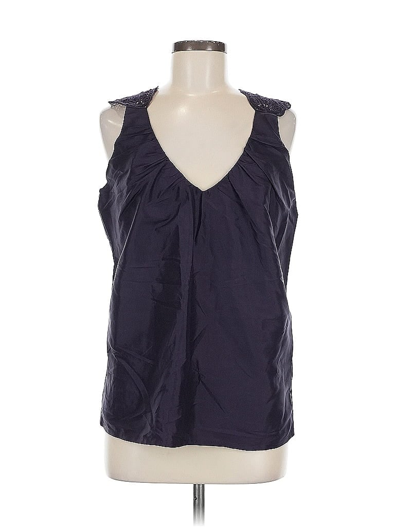 Pre-owned Laundry By Shelli Segal Sleeveless Blouse In Blue