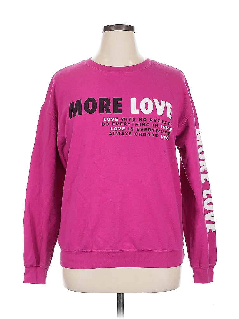 Pre-owned Wound Up Sweatshirt In Pink