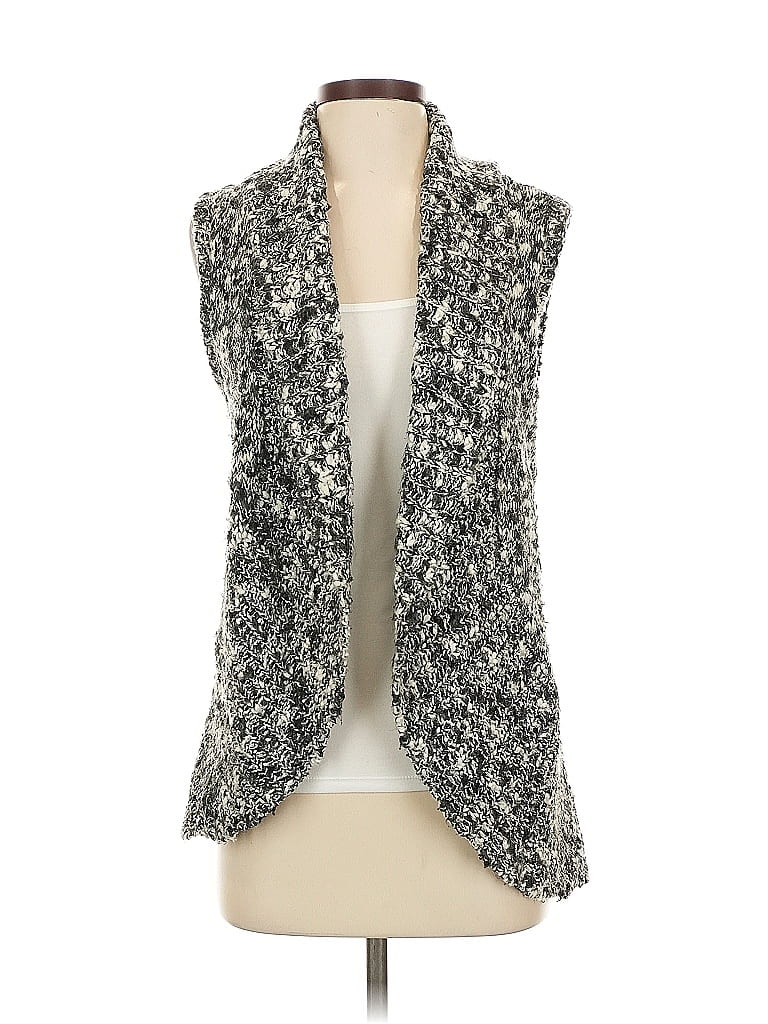 Pre-owned Chico's Sweater Vest In Black