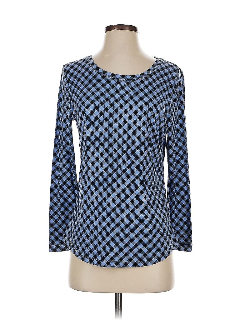 Pre-owned Vera Bradley 3/4 Sleeve T-shirt In Blue