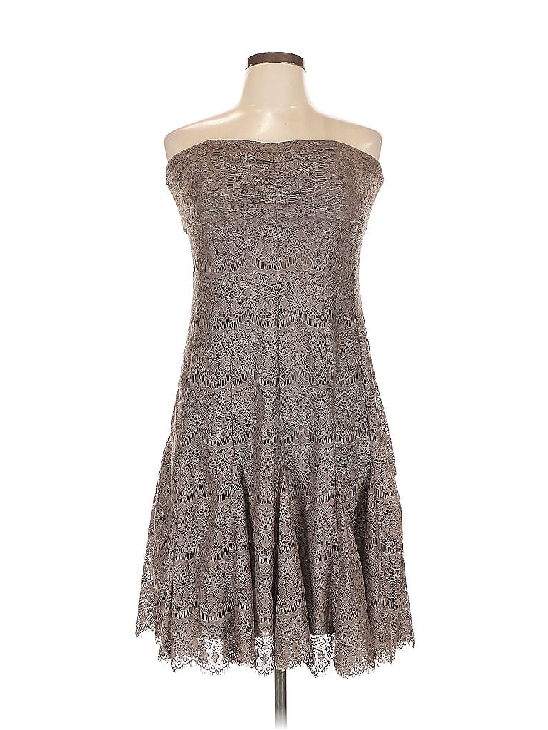 Pre-owned Newport News Cocktail Dress In Gray