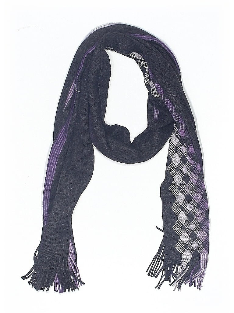 Pre-owned Assorted Brands Scarf In Gray