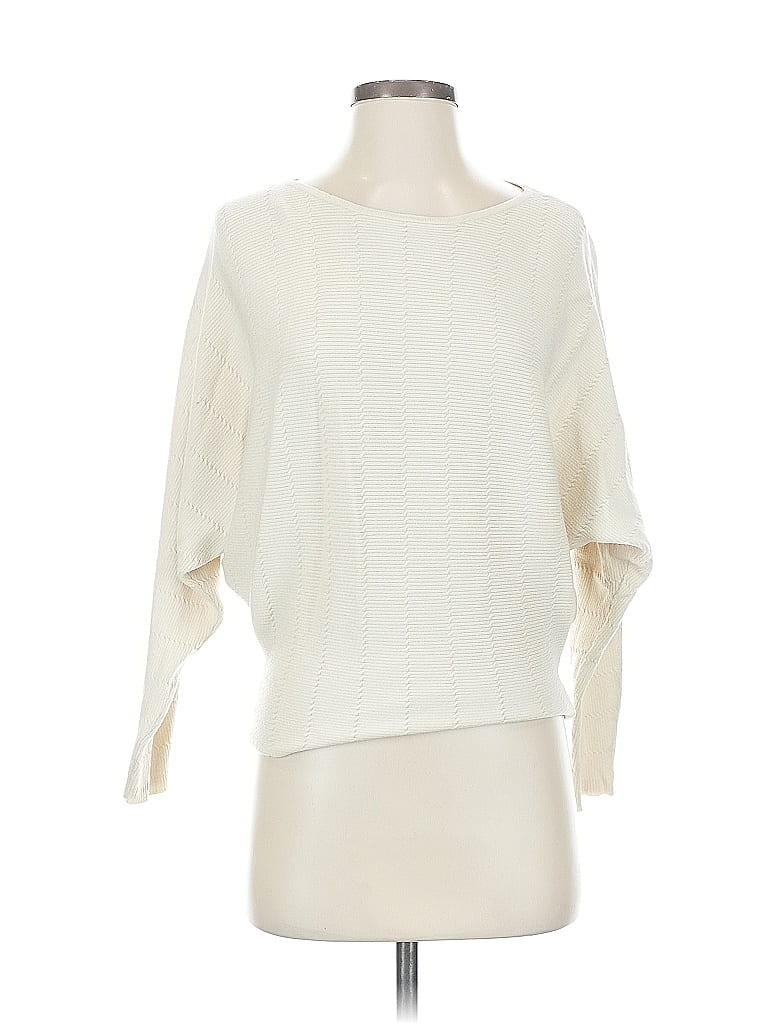 Pre-owned Alya Pullover Sweater In White