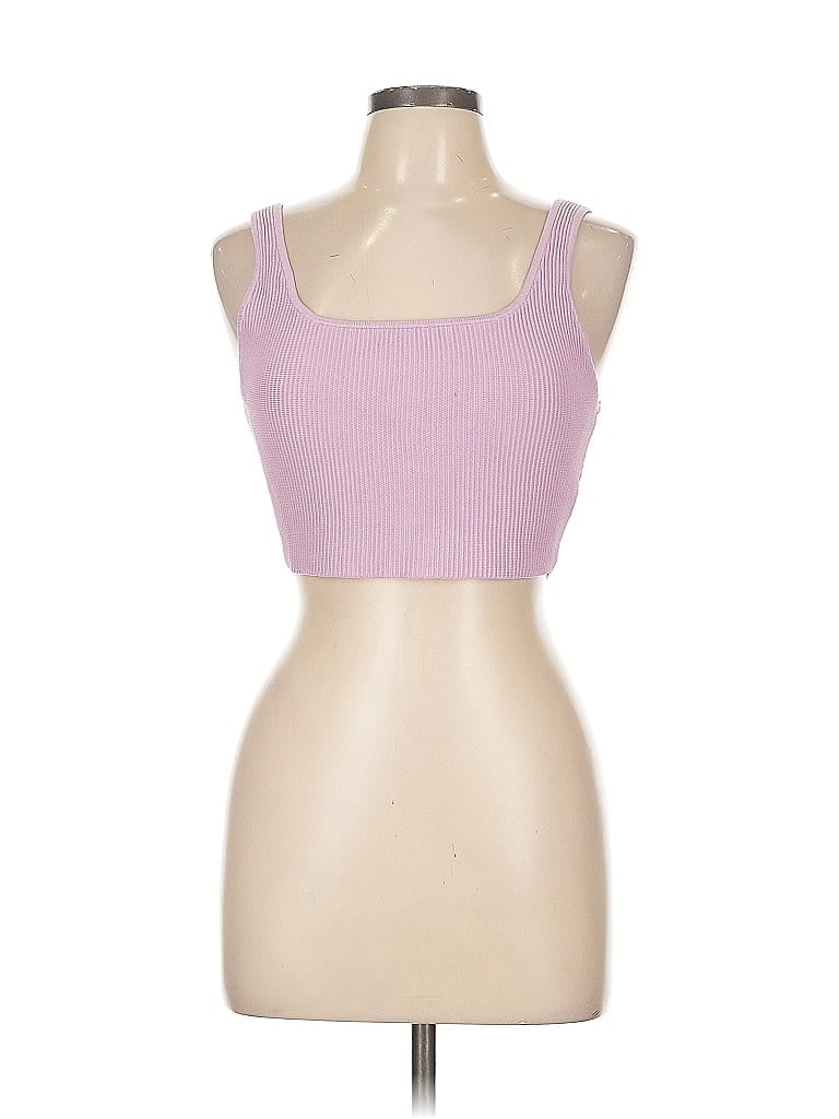 Pre-owned Babaton Tank Top Pink Strapless Neckline Tops
