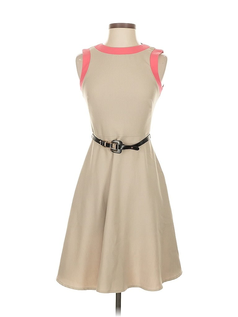 Pre-owned Muse Casual Dress In Brown