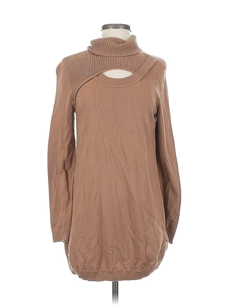 Click to view more detailed imagery on our partner's website Pre-owned Chico's Turtleneck Sweater In Brown