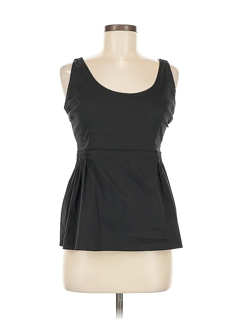 Pre-owned Prada Sleeveless Top Black Sweetheart Neckline Tops