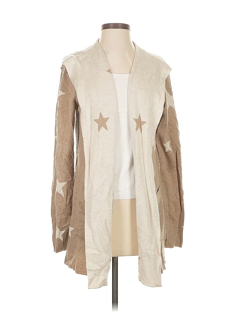 Pre-owned Splendid Cardigan Sweater In Brown