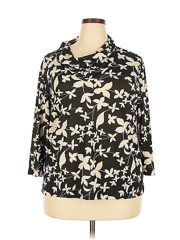 Apostrophe 3/4 Sleeve Blouse (view 1)