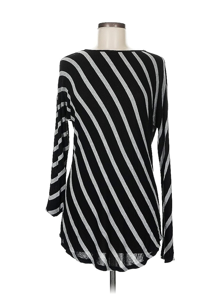 Pre-owned Inc International Concepts 3/4 Sleeve T-shirt In Black