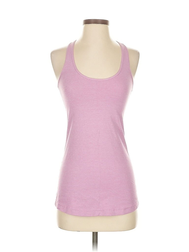 Pre-owned Lululemon Athletica Tank Top Pink Halter Neckline Tops