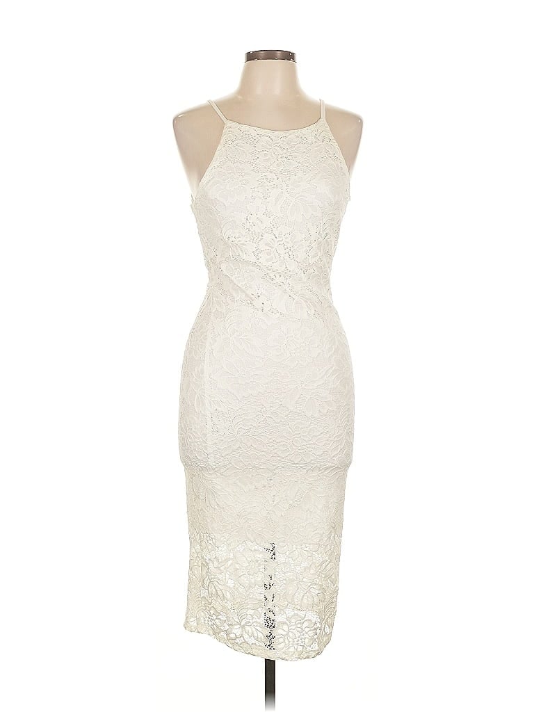 Pre-owned Love J Cocktail Dress In White