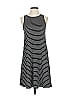 A New Day Stripes Black Casual Dress Size XS - photo 1