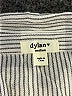 Dylan 100% Rayon Polka Dots Gray Long Sleeve Blouse Size S - photo 7