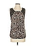 Maurices 100% Polyester Brown Sleeveless Blouse Size S - photo 1