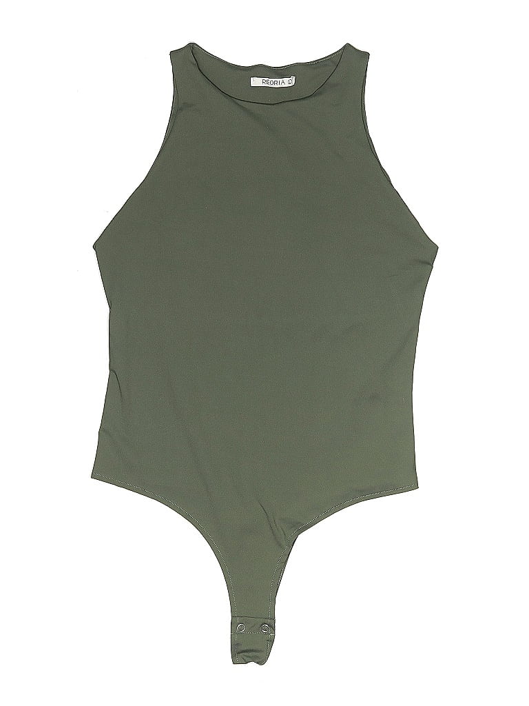 Pre-owned Reoria Bodysuit In Green