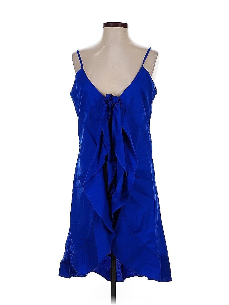 Pre-owned Assorted Brands Cocktail Dress In Blue