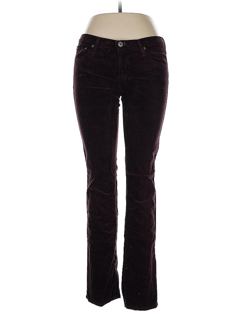 Pre-owned Adriano Goldschmied Casual Pants In Burgundy