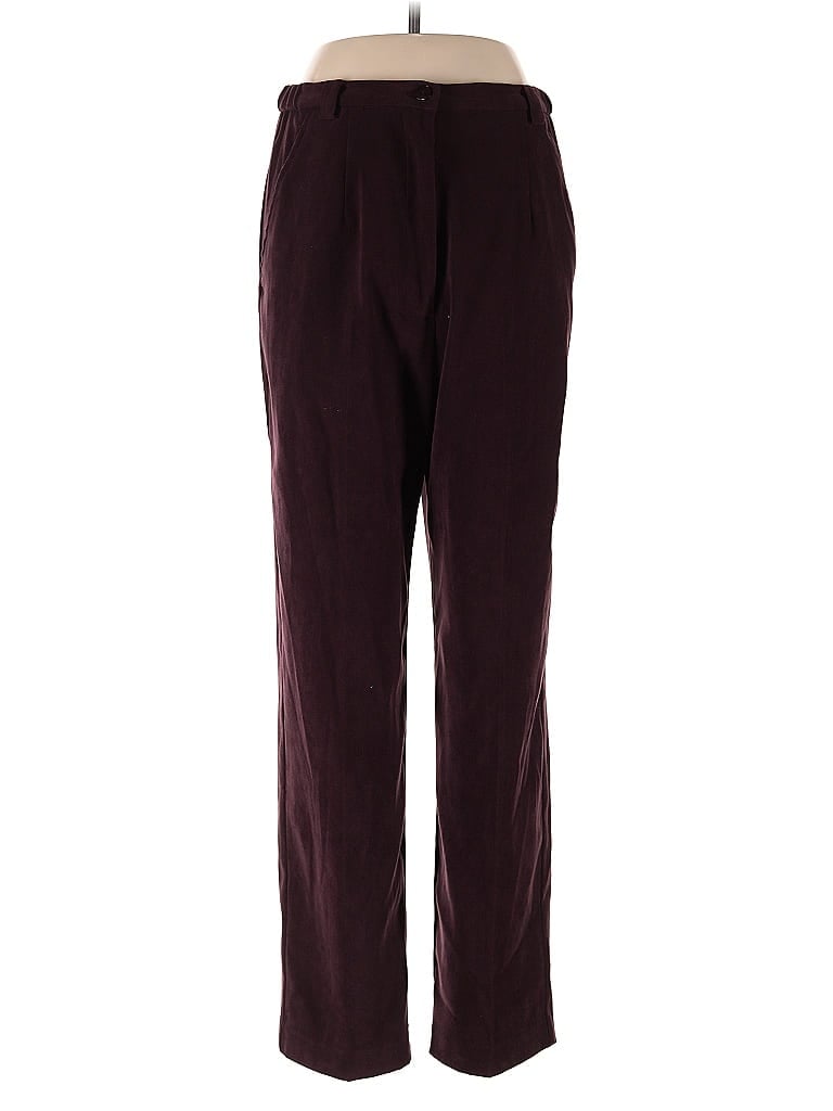 COLDWATER CREEK Pre-owned Dress Pants In Burgundy