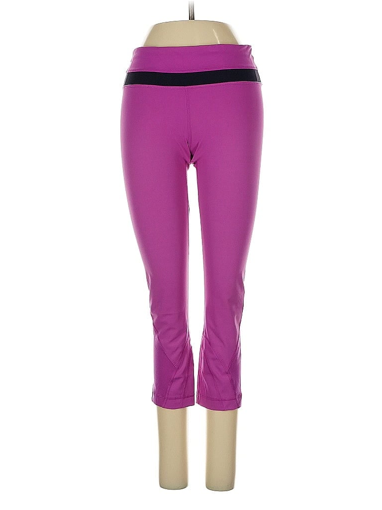 Pre-owned Lululemon Athletica Active Pants In Purple