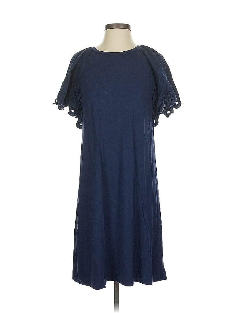 Pre-owned Ann Taylor Loft Casual Dress In Blue