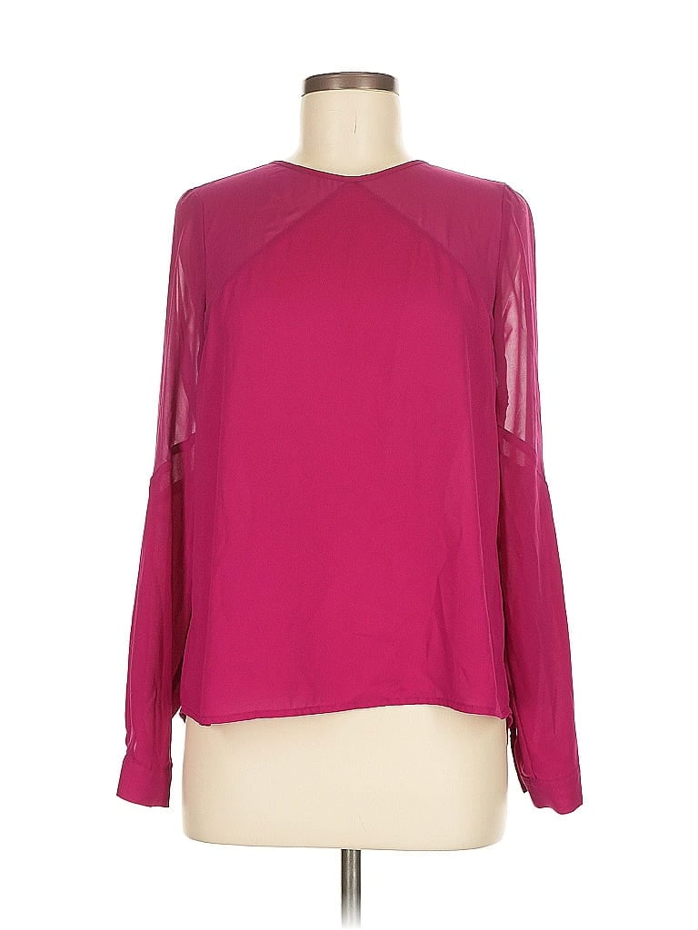 Click to view more detailed imagery on our partner's website Pre-owned 1.state Long Sleeve Blouse In Burgundy