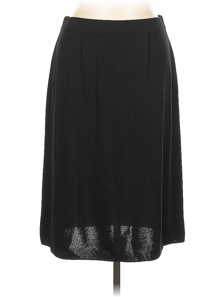 Pre-owned Misook Formal Skirt In Black