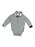Max Studio Tweed Gray Long Sleeve Onesie Size 6-9 mo - photo 1