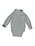 Max Studio Tweed Gray Long Sleeve Onesie Size 6-9 mo - photo 2