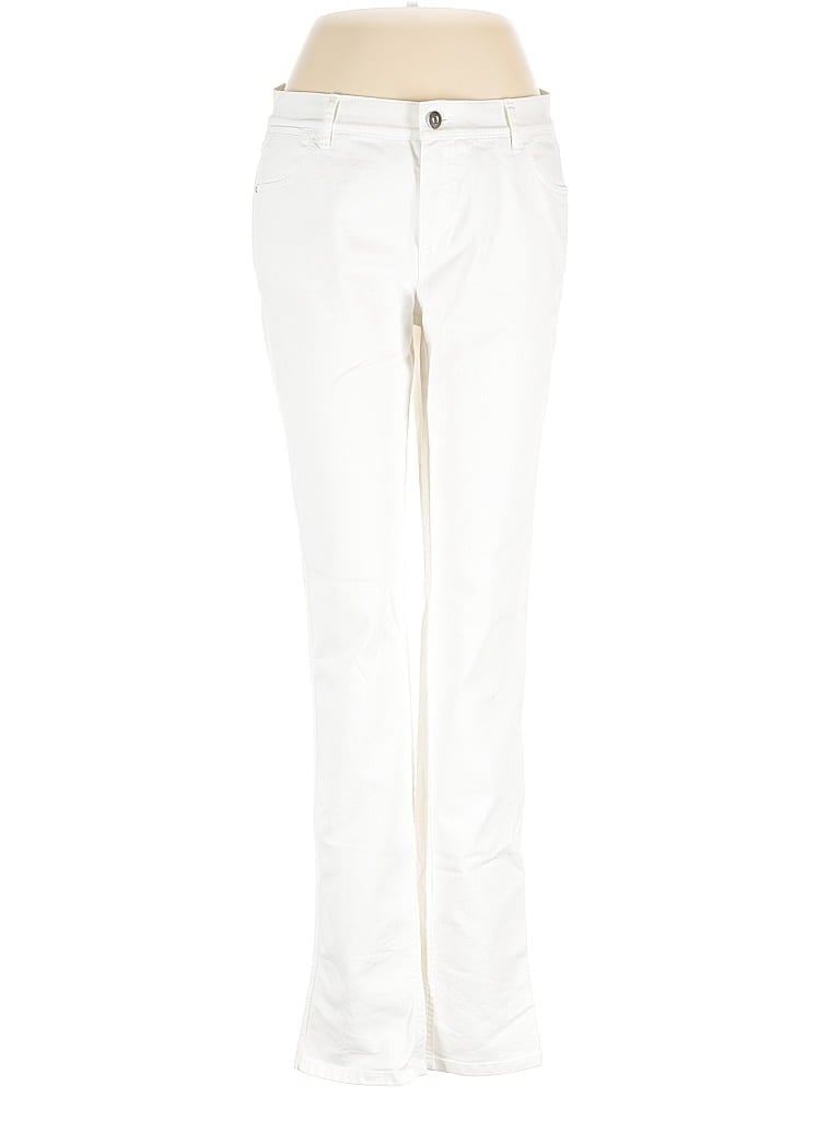 Pre-owned Lafayette 148 Jeans In White