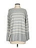 Ann Taylor LOFT Stripes Gray Pullover Sweater Size XS - photo 1