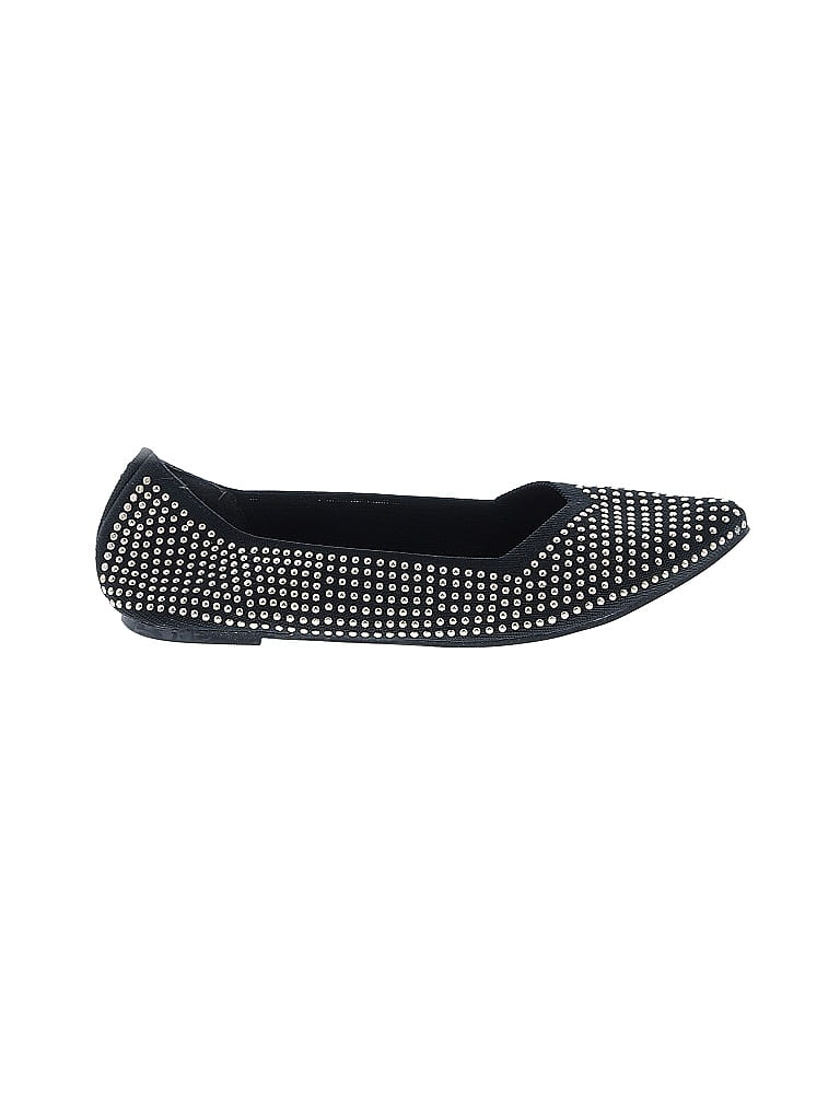 Pre-owned Mia Flats In Black
