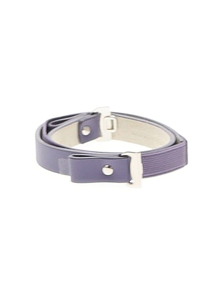 Pre-owned White House Black Market Leather Belt In Purple