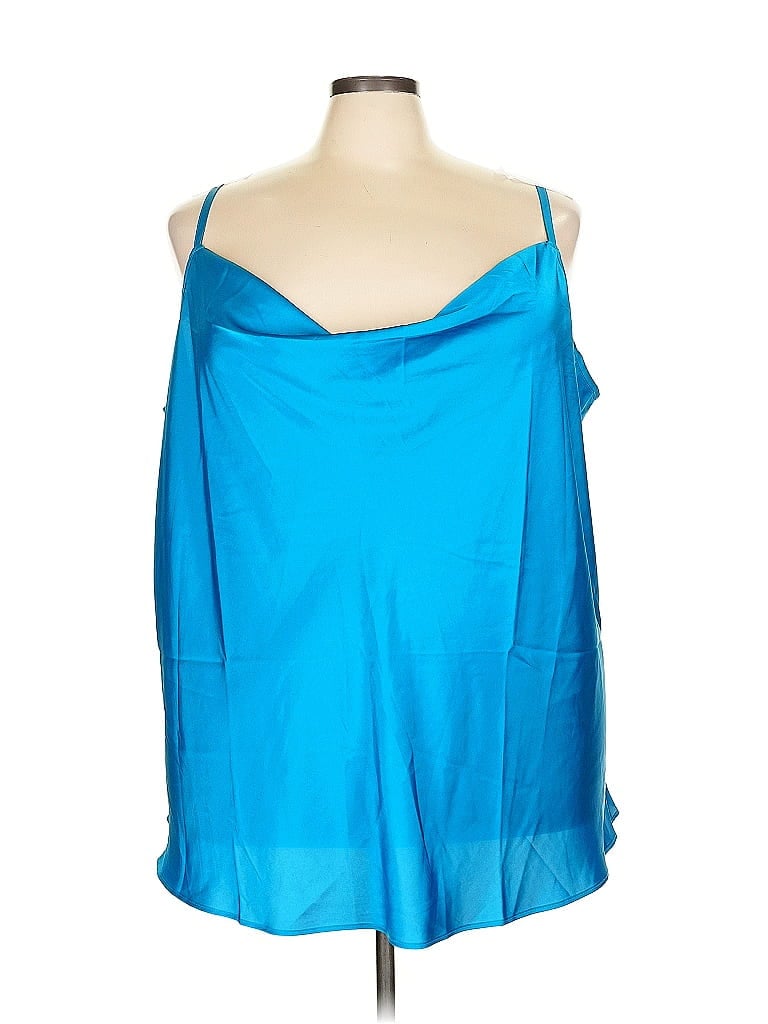 Torrid Sleeveless Blouse In Blue