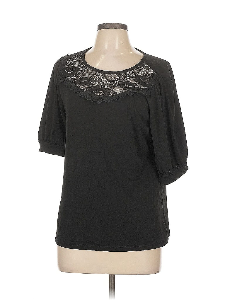 Adrienne Vittadini Short Sleeve Blouse In Multi