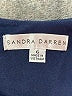 Sandra Darren Print Blue Casual Dress Size 6 - photo 6