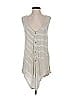 t.la Gray Sleeveless Button-Down Shirt Size S - photo 1