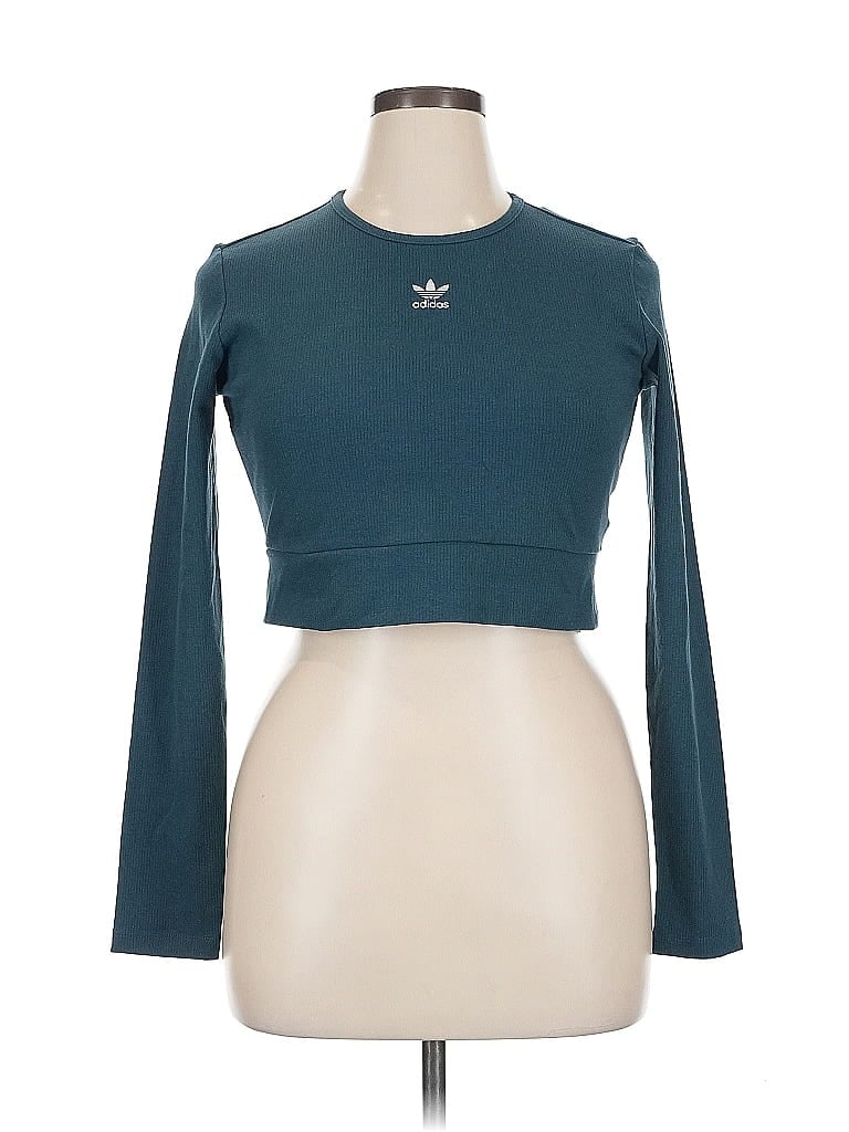 Adidas Originals Long Sleeve T-shirt In Blue