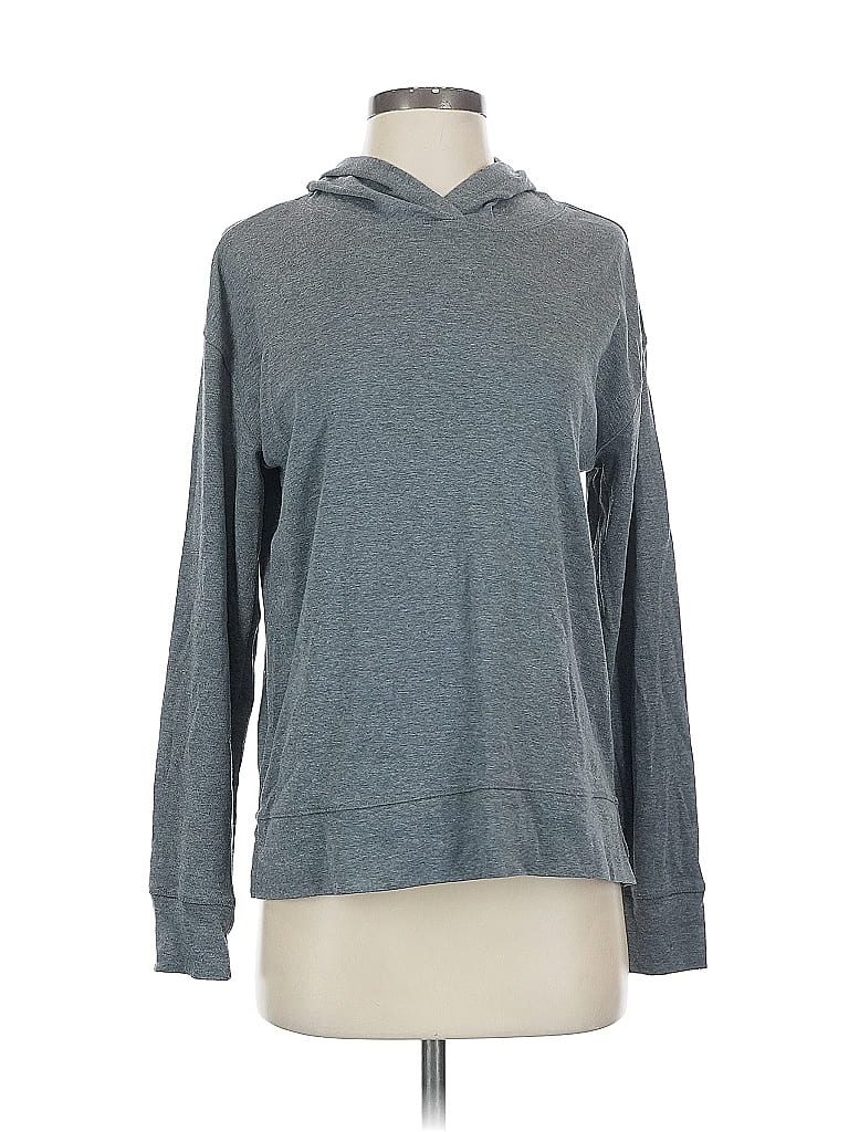 Pre-owned Eddie Bauer Pullover Hoodie In Gray