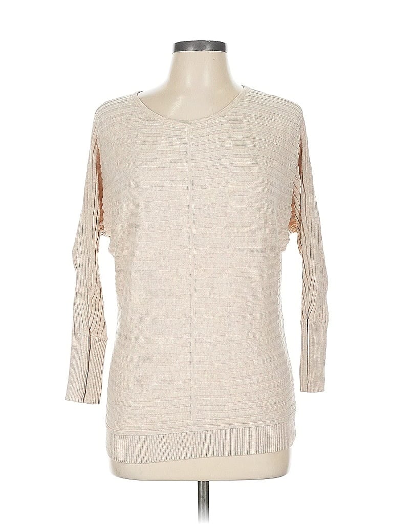 Pre-owned Soho Jeans New York & Company Pullover Sweater In White