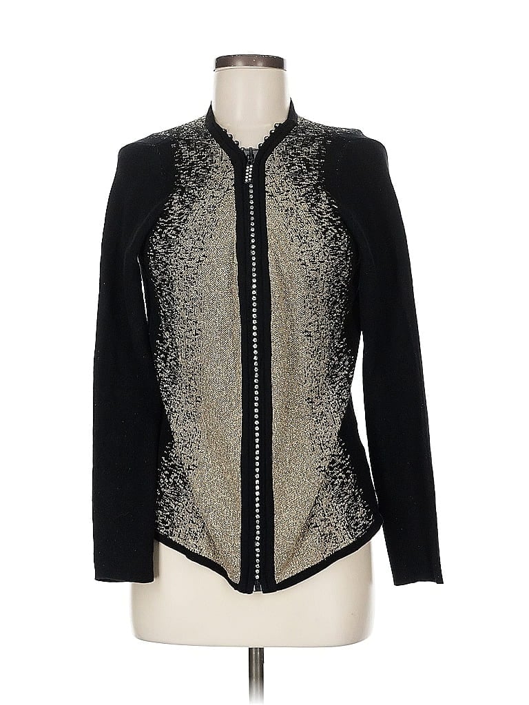 Pre-owned Belldini Cardigan Sweater In Black