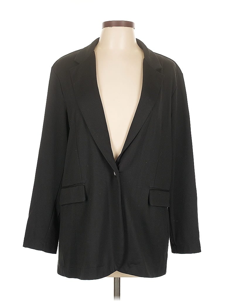 Pre-owned Massini Blazer Jacket In Black