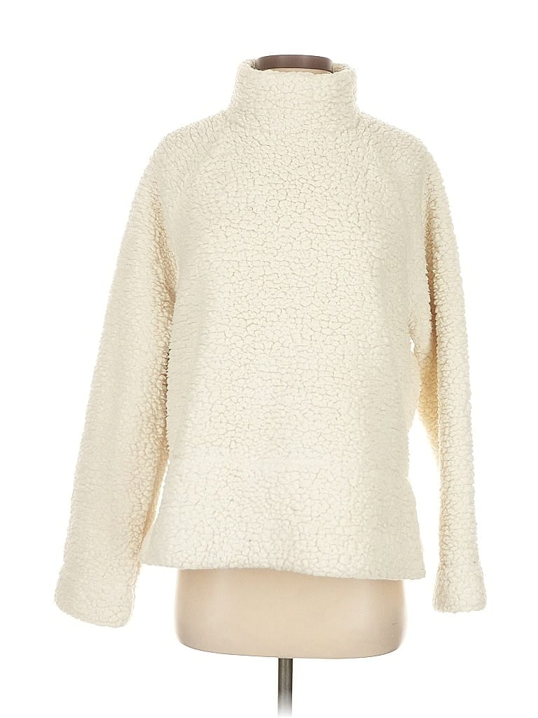 Pre-owned Gap Turtleneck Sweater In White