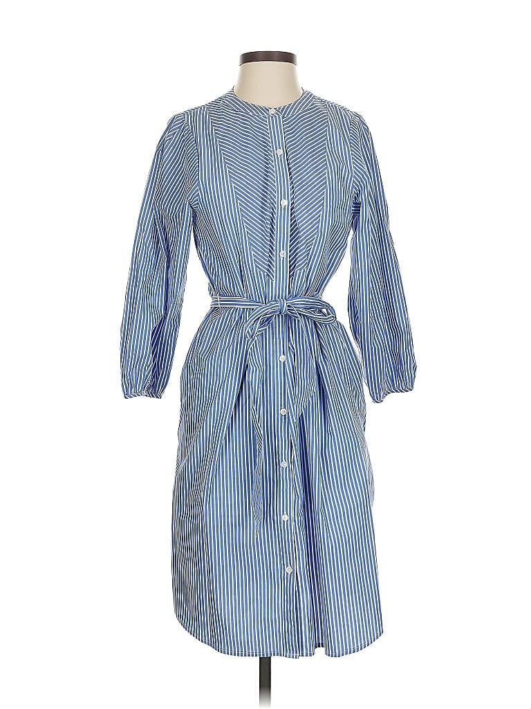 Pre-owned J. Mclaughlin Casual Dress In Blue